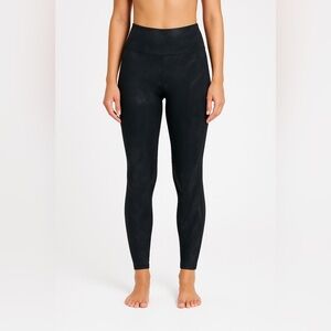 SPANX faux leather leggings woman Sz Small S/P